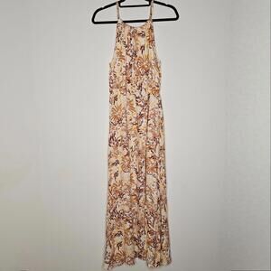 NWT Joie Women's White/Brown Floral Dress Size Small